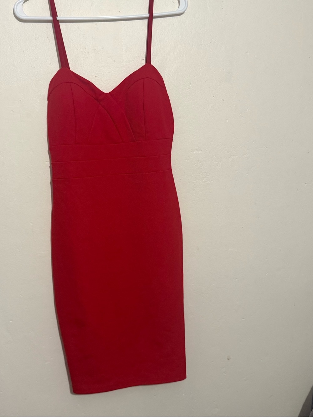 Windsor Red Strapless Sheath Cocktail Dress